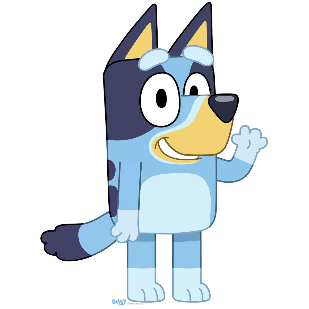 SC4463 Bluey (Television Series) Official Mini Cardboard Cutout Standee Front