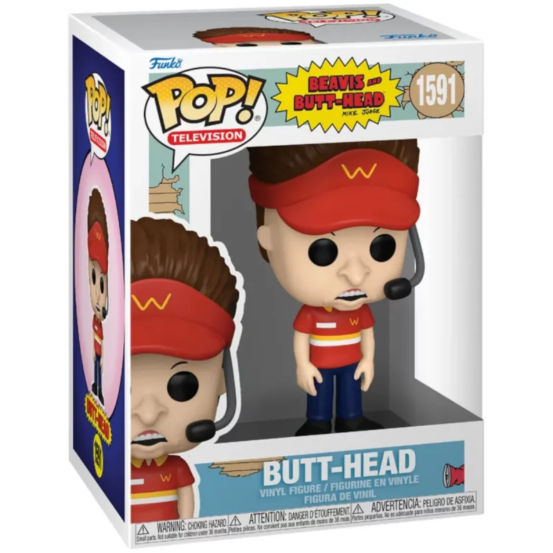 80168 Funko Pop! Television - Beavis And Butt-Head - Butt-Head Collectable Vinyl Figure Box Front