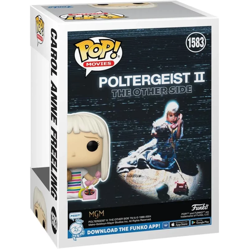 80855 Funko Pop! Movies - Poltergeist II - Carol Anne Freeling Collectable Vinyl Figure Box Back